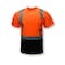 Radians Short Sleeve Hi-Vis Black Bottom Shirt, Type R Class 2, Type R Class 2, Birdseye Mesh, 5X ST11B-2POS-5X - alternate 5